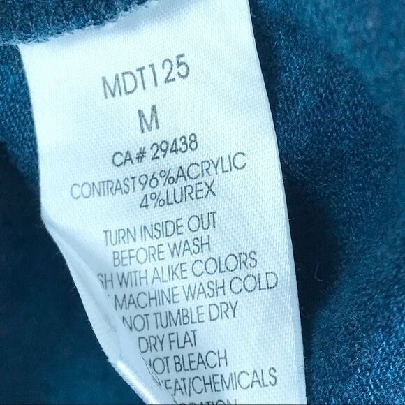 Miss Me Long Sleeve Mesh Top Size M - Picture 10 of 10